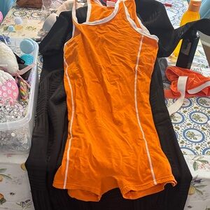 Vibrant Orange Men's Athletic Singlet